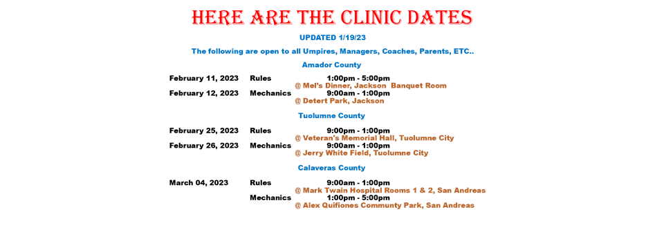 District Clinic's